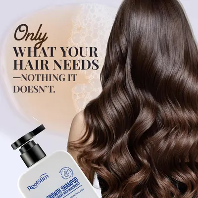 Highlights the product's ability to provide all the nourishment and care needed for healthy, beautiful hair.
