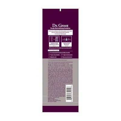 Highlights the key features and ingredients of the scalp revitalizing solution to demonstrate its effectiveness in improving scalp health and hair growth.