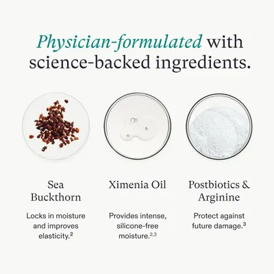 Highlights the key ingredients and their respective benefits to showcase the science-backed formulation of the product.