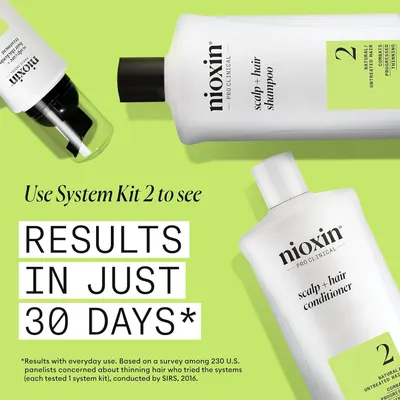 Highlights the key benefit of seeing visible results in just 30 days when using the product system, providing reassurance of its effectiveness.