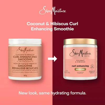 Highlights the product's curl enhancing and hydrating benefits for curly hair.