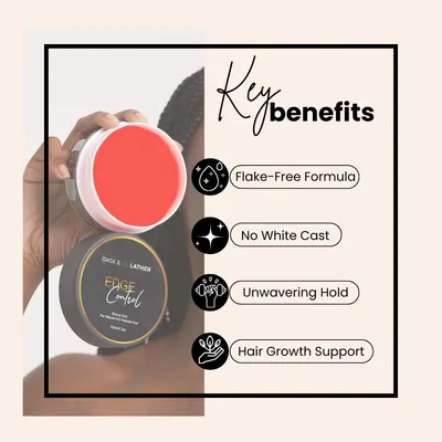 Highlights multiple key benefits of the hair product to demonstrate its effectiveness and advantages.