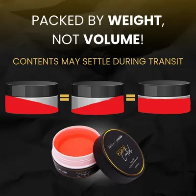 Highlights that the product is packed by weight rather than volume, reassuring customers that they are getting the full amount despite potential settling…