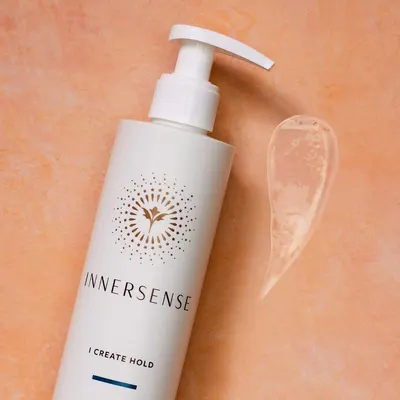 Highlights the product's ability to provide hold or styling for hair.