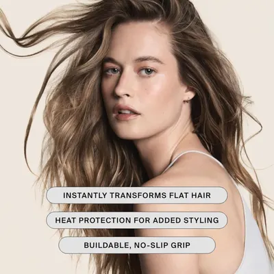 Highlights multiple key features and benefits of the product, likely a hair styling tool or product, to showcase its versatility and effectiveness.