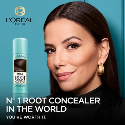 Highlights the product's ability to conceal roots and grays as the #1 root concealer in the world.