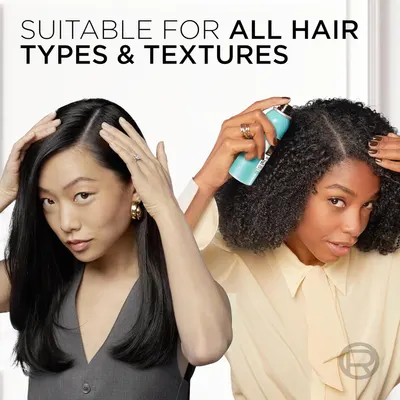 Demonstrates the versatility of the product by showing it being used on different hair types and textures, reassuring customers of its broad compatibility.