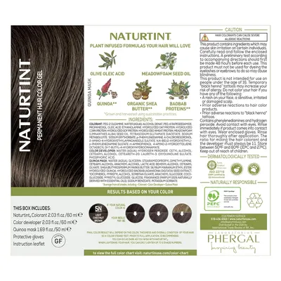 Shows all the items included in the hair color kit to set expectations for what the customer will receive.