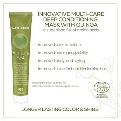 Highlights the multiple benefits of using this deep conditioning hair mask with quinoa, such as improved color retention, manageability, body, styling, and…