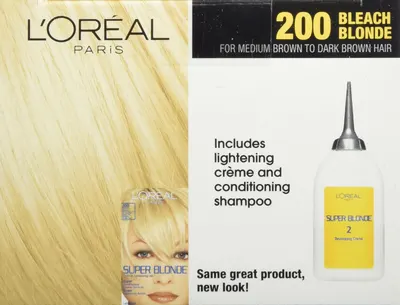 Shows the items included in the hair coloring kit to set expectations for what the customer will receive.