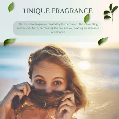 Highlights the product's exclusive and alluring fragrance that creates an ambiance of romance.