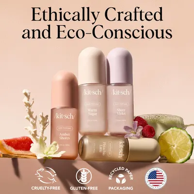 Emphasizes the brand's ethical and eco-friendly values through product imagery and certifications to build trust and appeal to conscious consumers.