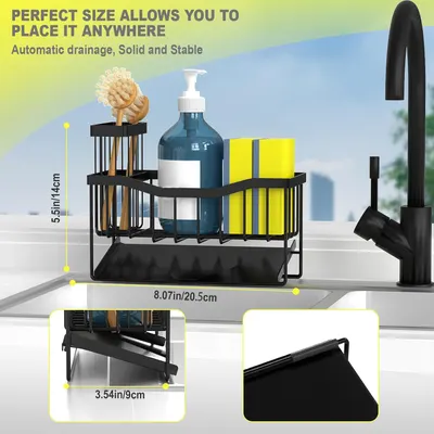Highlights the product's compact size and dimensions to show that it can be conveniently placed anywhere.