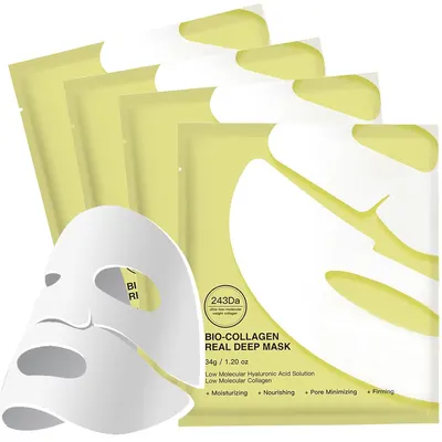 Highlights the key benefit of providing deep hydration and anti-aging effects through collagen and hyaluronic acid.