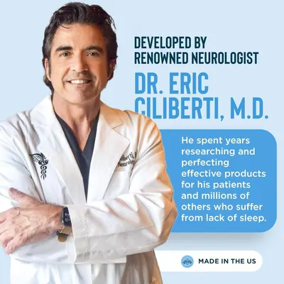 Establishes credibility and authority for the product by highlighting its development by a renowned medical expert.