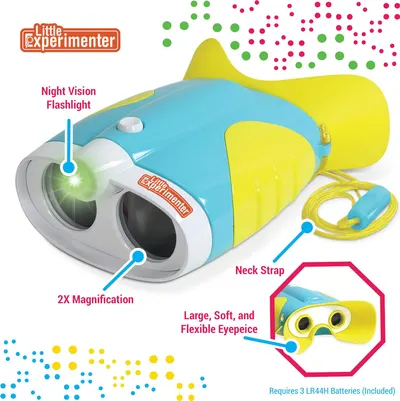 Highlights the key features of the product, including night vision, magnification, flashlight, and a flexible eyepiece, to showcase its functionality and benefits.