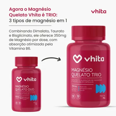 Highlights the product's new formulation with three types of magnesium, emphasizing its enhanced effectiveness and absorption.