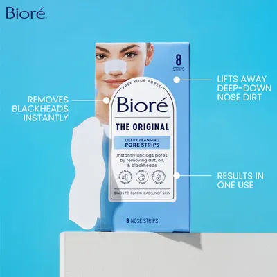 Highlights multiple benefits of the pore strips including blackhead removal, deep cleansing, and instant results to convince shoppers of the product's…