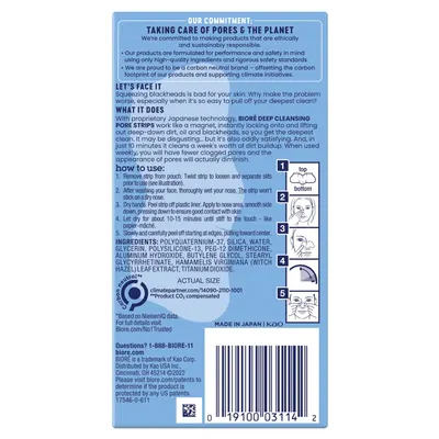 Secondary Images for Bioré Original Blackhead Remover Strips
