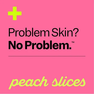 Establishes brand identity and communicates the product's ability to solve skin problems. Highlights the common frustration of problem skin and positions the product as the solution.