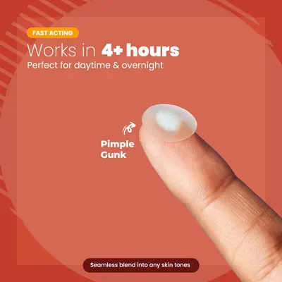 Highlights the product's quick effectiveness, working in 4+ hours for both daytime and overnight use. Communicates the specific timeframe (4+ hours) in which…