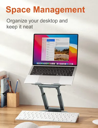 Demonstrates how the product helps organize and manage desktop space, keeping the workspace neat and efficient. Highlights the product's ability to elevate…