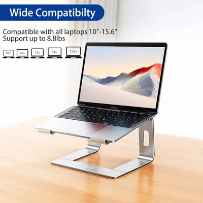 Demonstrates the product's compatibility with a wide range of laptop sizes, reassuring customers it will work with their device.