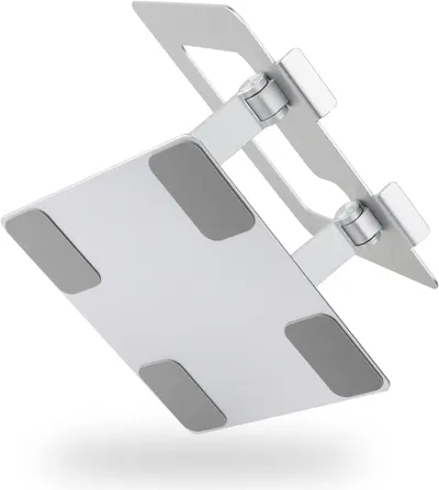 Demonstrates the product's ability to be adjusted to different viewing angles, enhancing ergonomics and user comfort.