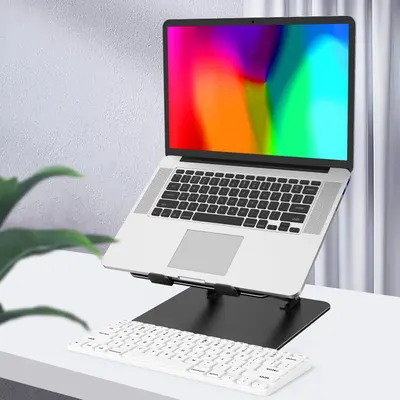 Showcases the laptop's high-quality, colorful display to attract customers interested in visual performance.