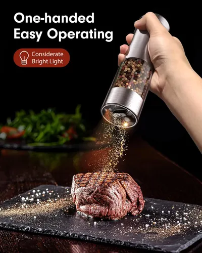 Demonstrates the ease of use with one-handed operation and highlights the considerate bright light feature for better visibility.