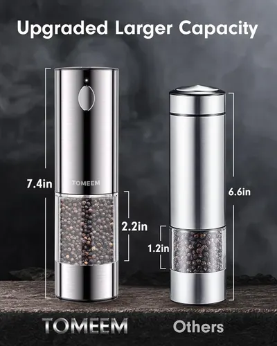 Demonstrates the increased size and capacity of the product compared to competitors, emphasizing its superiority in holding more contents. Visually compares…