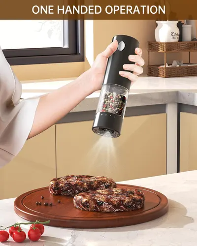 Demonstrates the ease of use by showing the product can be operated with just one hand, emphasizing convenience for the user.