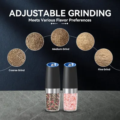Highlights the product's ability to adjust grind size to meet various flavor preferences, demonstrating versatility and customization options.