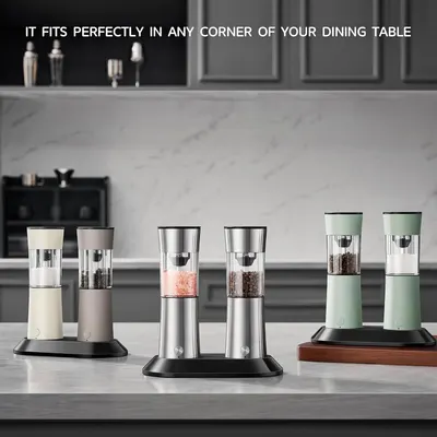 Emphasizes how the product fits perfectly on a dining table, highlighting its space-saving design.