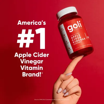Emphasizes the brand's position as America's #1 Apple Cider Vinegar Vitamin Brand to build trust and credibility with potential customers.