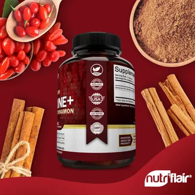 Showcases the natural ingredients included in the supplement, emphasizing its quality and purity. Highlights the product's safety certifications and dietary…
