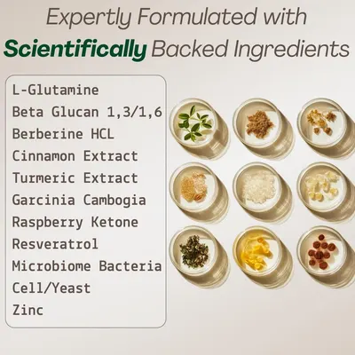 Showcases the key ingredients included in the product formulation to highlight its scientific credibility and effectiveness. Provides a visual breakdown of…