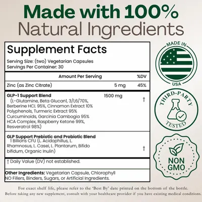 Secondary Images for GLP-1 Supplement for Women and Men