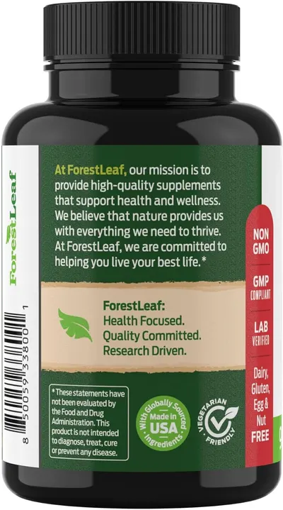 Communicates the brand's commitment to providing high-quality, natural supplements and their overall mission to support health and wellness.