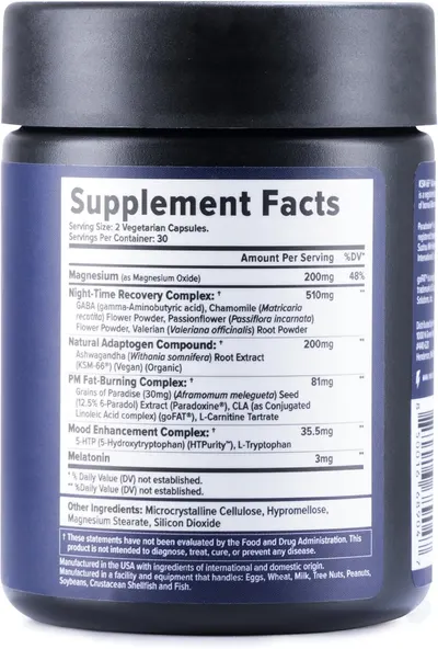 Provides detailed nutritional information and ingredient list to inform customers about the product's composition and dosage.