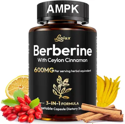 Secondary Images for Premium Berberine Supplement Supports AMPK Metabolic