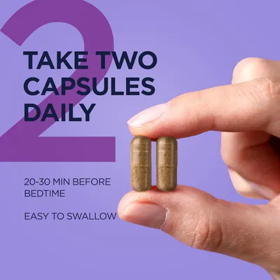 Provides clear instructions on how to take the supplement, including dosage and timing. Highlights that the capsules are easy to swallow, addressing a common…