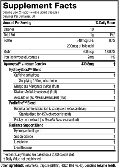 Provides detailed nutritional information and ingredient breakdown to help customers understand the product's composition and benefits.