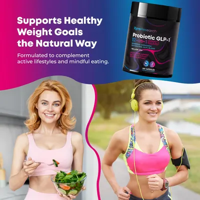 Showcases how the product supports healthy weight goals through natural means and complements an active lifestyle with mindful eating.