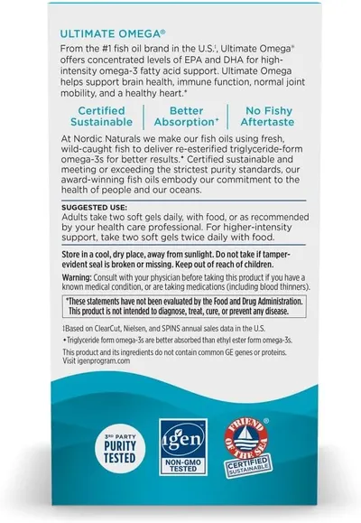 Secondary Images for Nordic Naturals Ultimate Omega