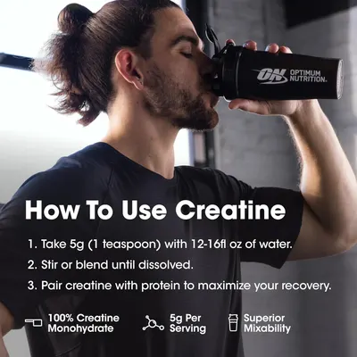 Secondary Images for Optimum Nutrition Micronized Creatine Monohydrate Powder