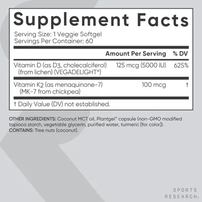 Provides detailed nutritional information and serving sizes to help customers understand the product's composition and dosage.