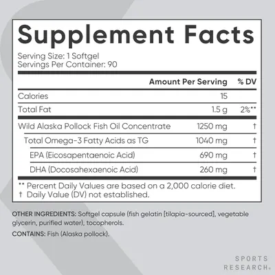 Provides detailed nutritional facts and ingredient information to help shoppers understand the supplement's composition and dosage.