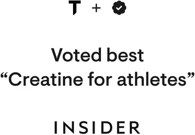 Highlights that the product has been recognized as the best creatine for athletes by Insider, building credibility and trust with potential customers.