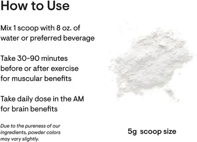 Provides clear instructions on how to prepare and consume the product, including timing and dosage for different benefits.